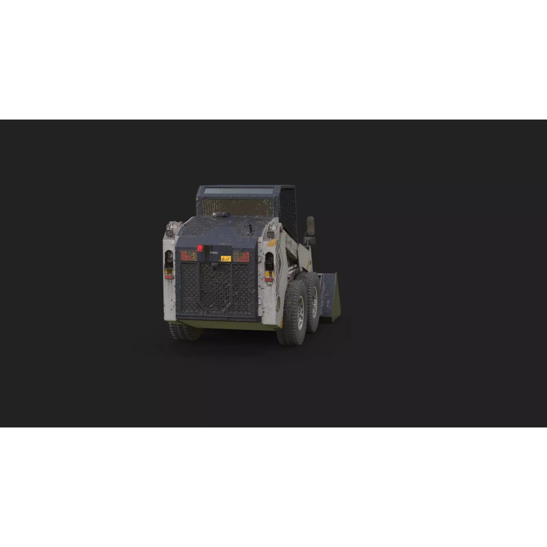 Skid Steer Loader 3D Model – Detailed Industrial Machine, FBX - View 22
