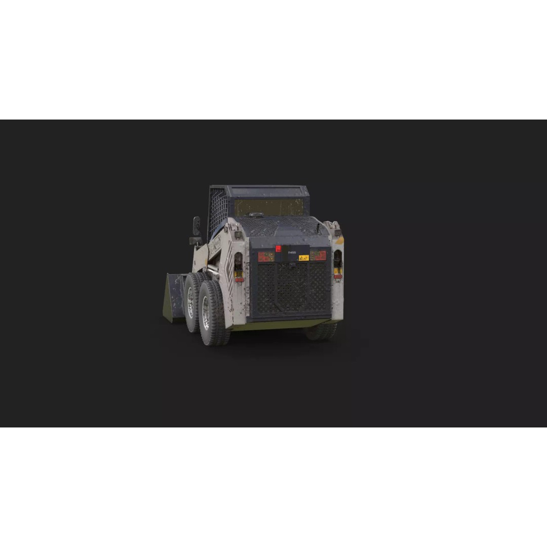 Skid Steer Loader 3D Model – Detailed Industrial Machine, FBX - View 23