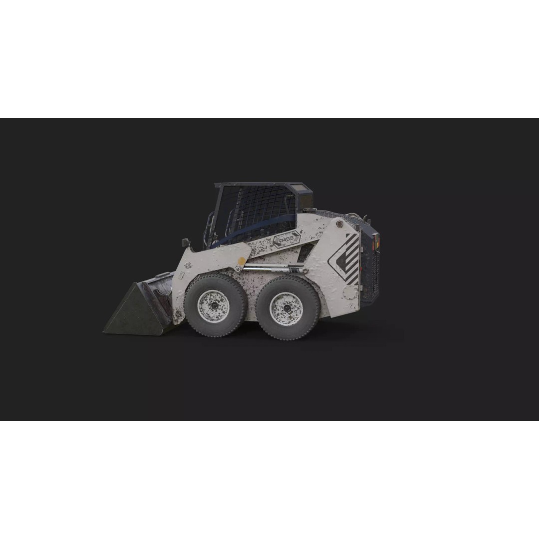 Skid Steer Loader 3D Model – Detailed Industrial Machine, FBX - View 25