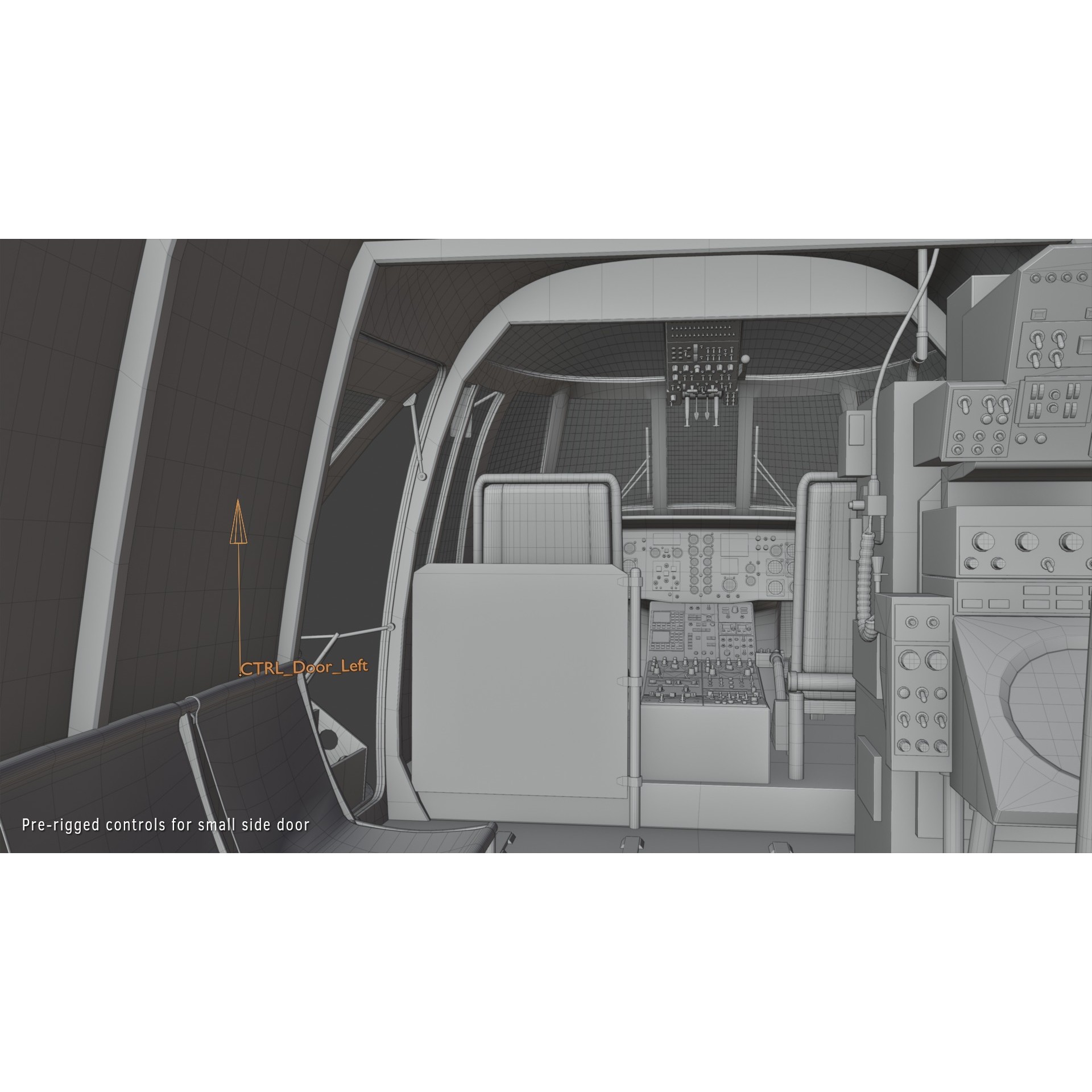 Westland Sea King HAR5 - Rigged PBR 3D Model - View 12