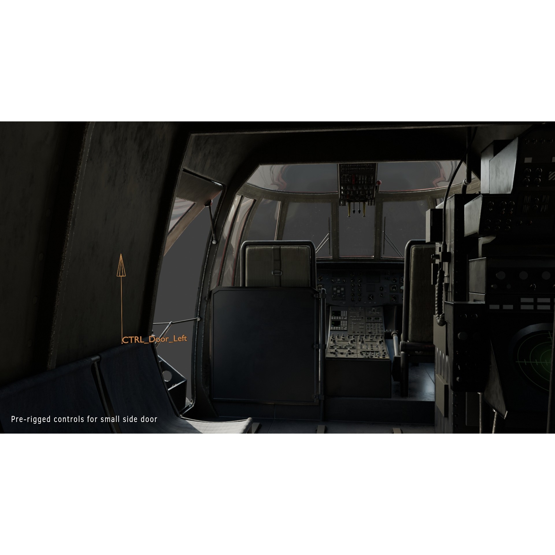 Westland Sea King HAR5 - Rigged PBR 3D Model - View 13