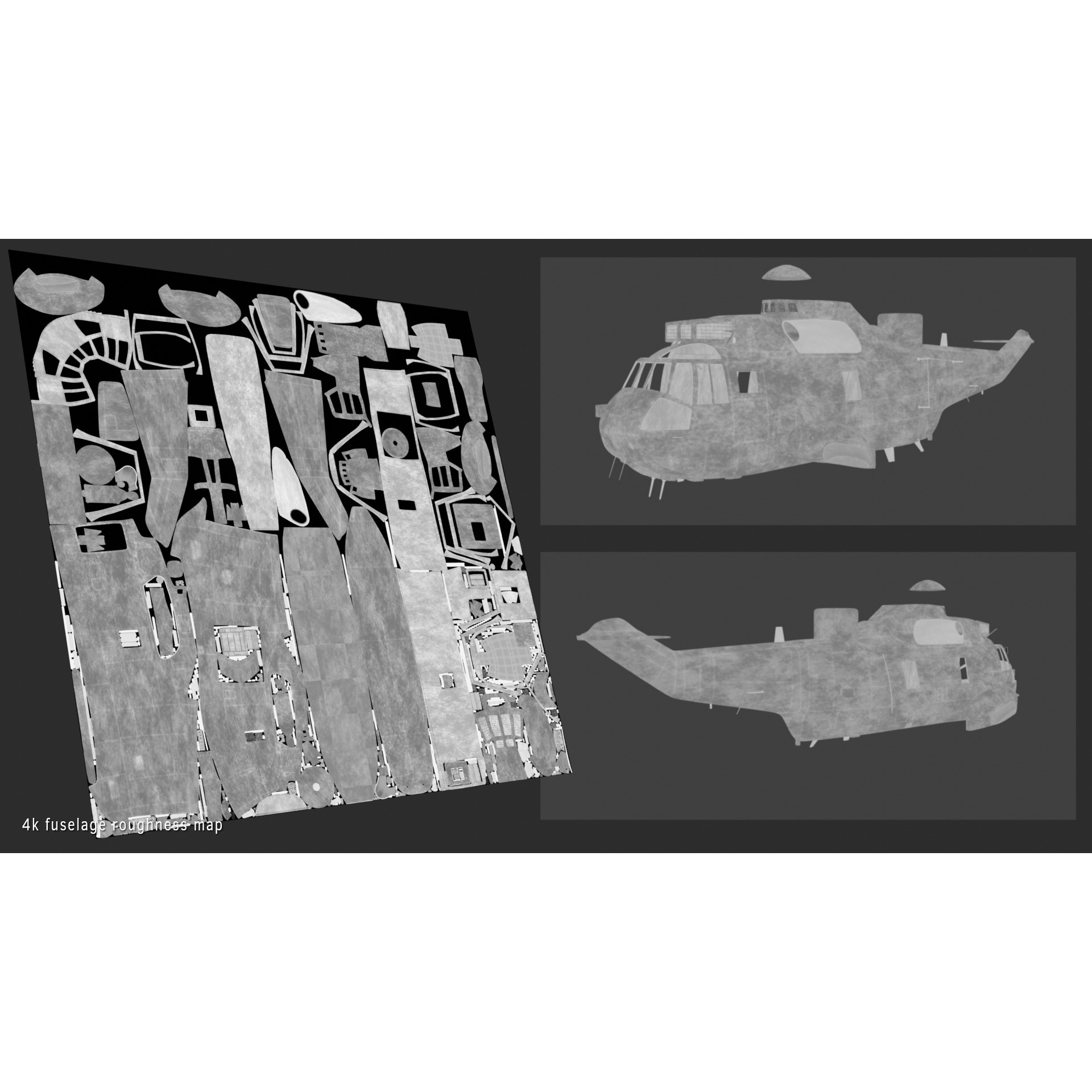 Westland Sea King HAR5 - Rigged PBR 3D Model - View 28