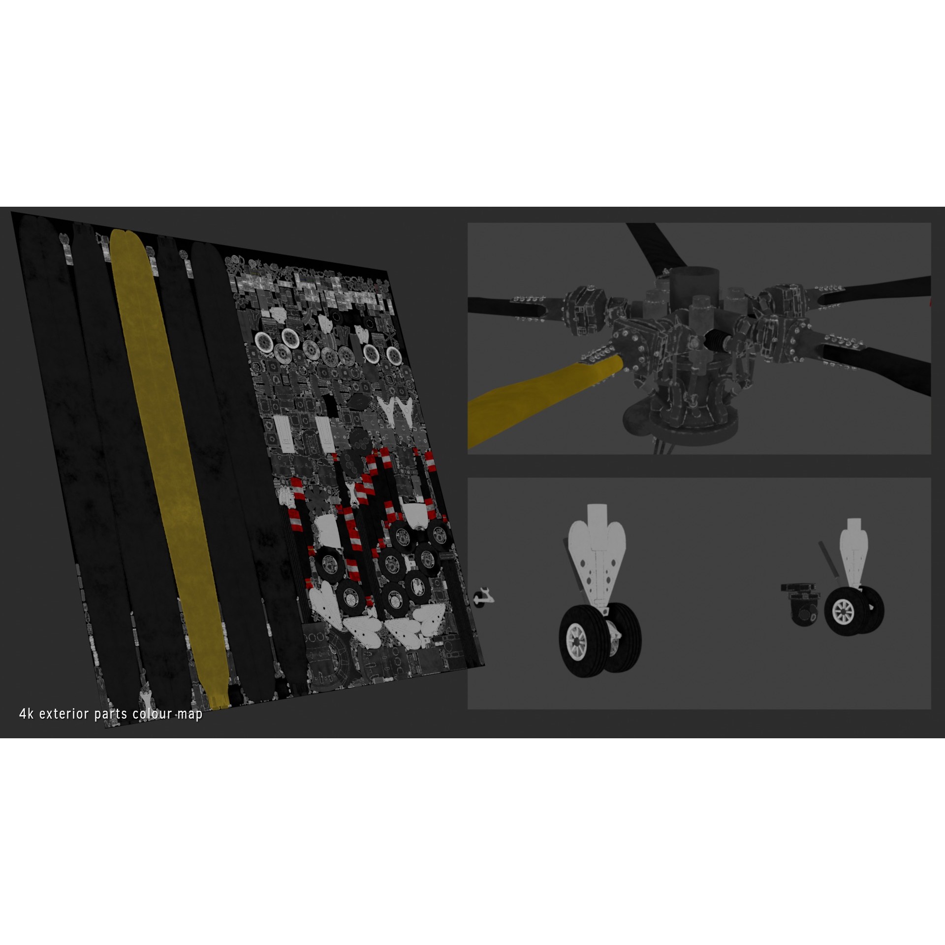 Westland Sea King HAR5 - Rigged PBR 3D Model - View 31