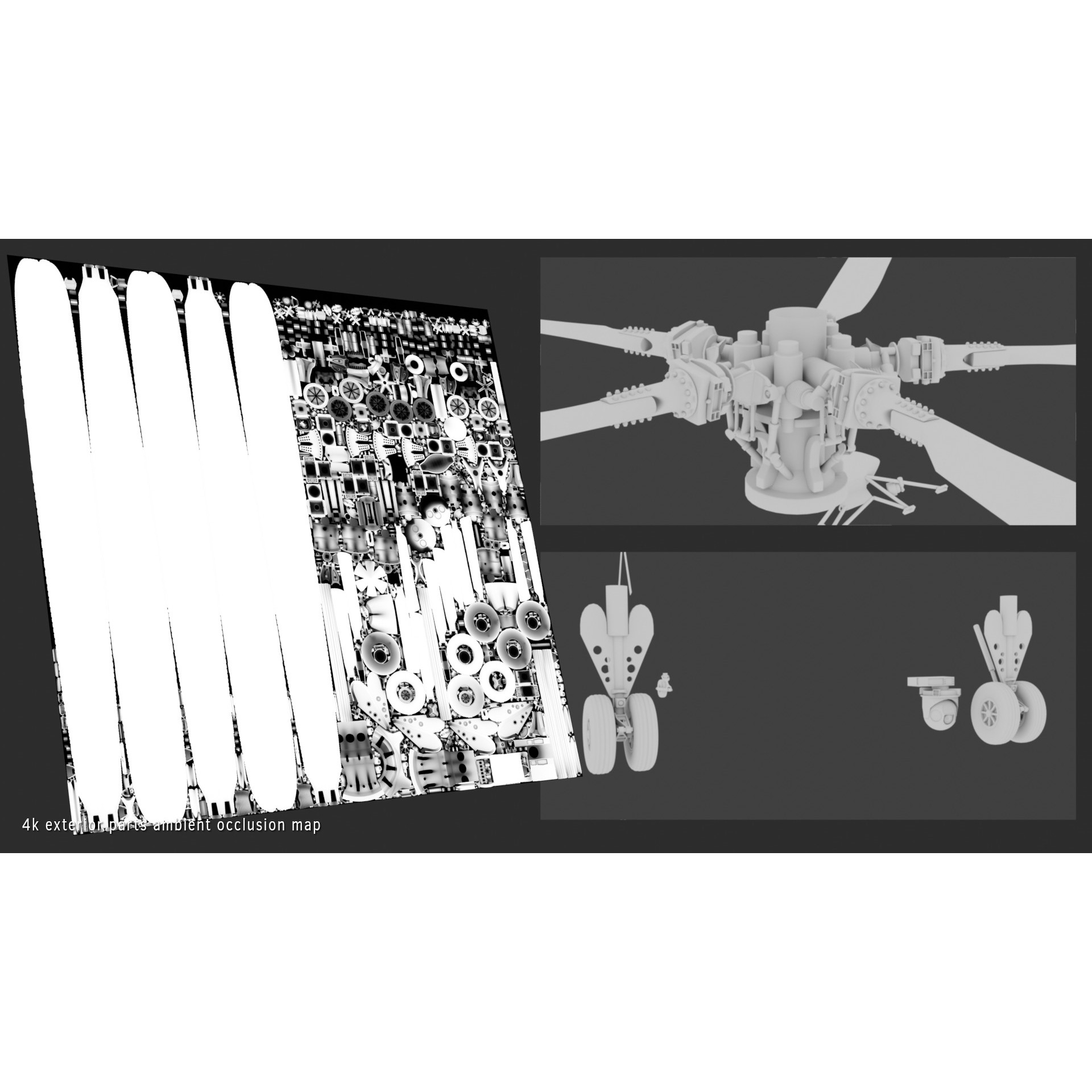 Westland Sea King HAR5 - Rigged PBR 3D Model - View 35
