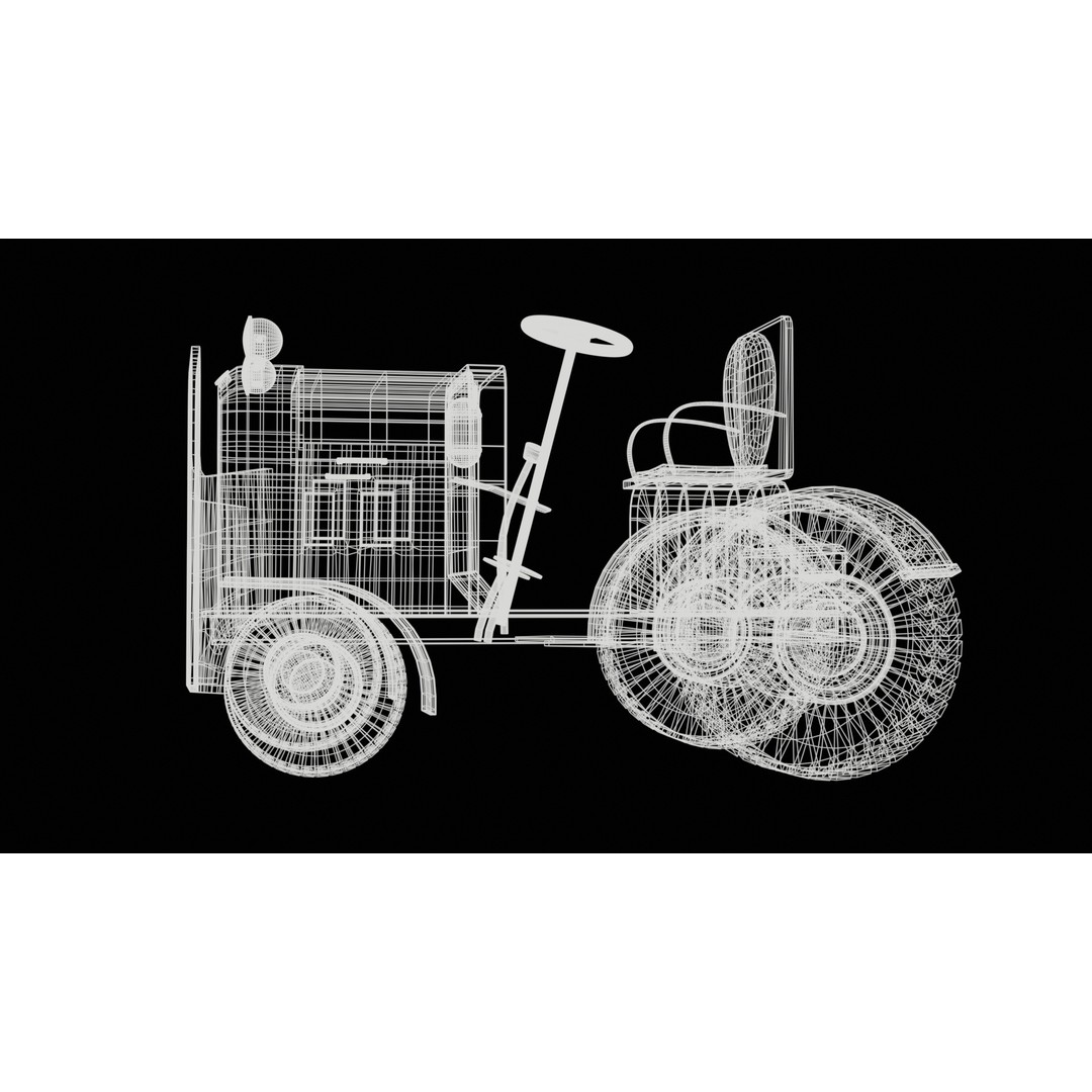 Clarktor Tug 3D Model – PBR Industrial Vehicle with 4K Textures - View 12