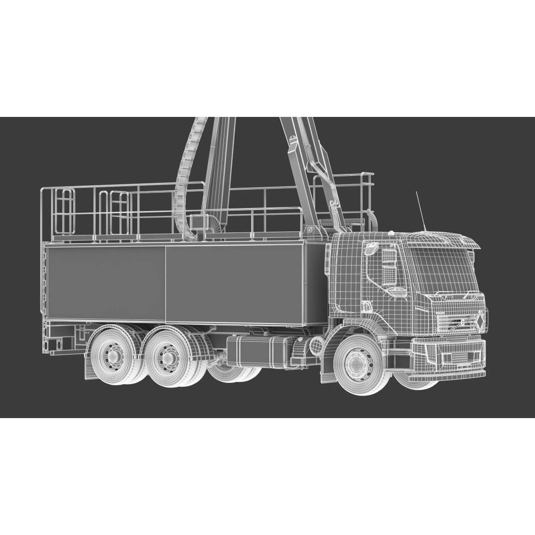 Vestergaard Elephant Beta Aircraft Deicing Vehicle 3D Model – High Poly PBR Asset, FBX & OBJ - View 21