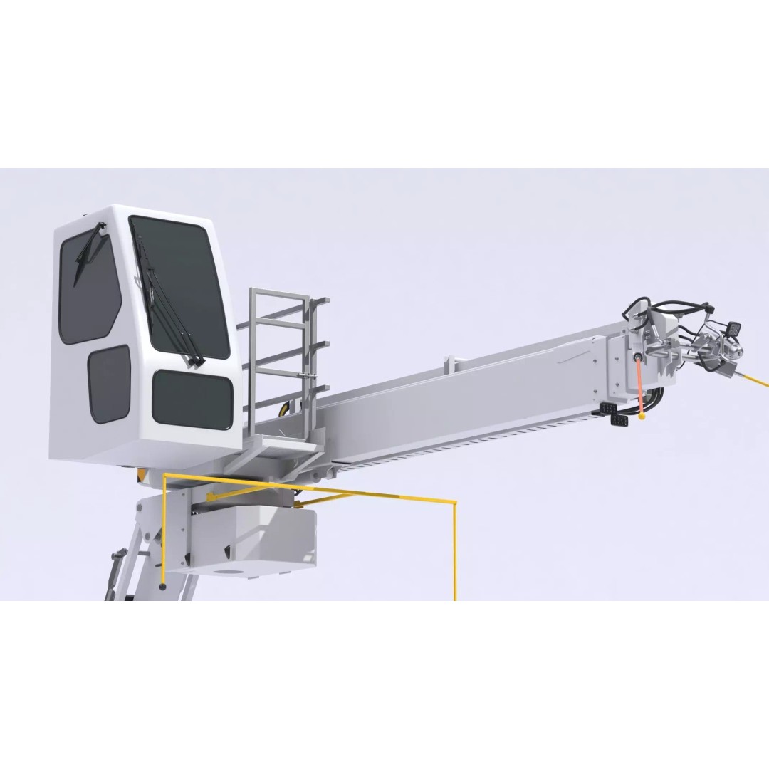 Vestergaard Elephant Beta Aircraft Deicing Vehicle 3D Model – High Poly PBR Asset, FBX & OBJ - View 26