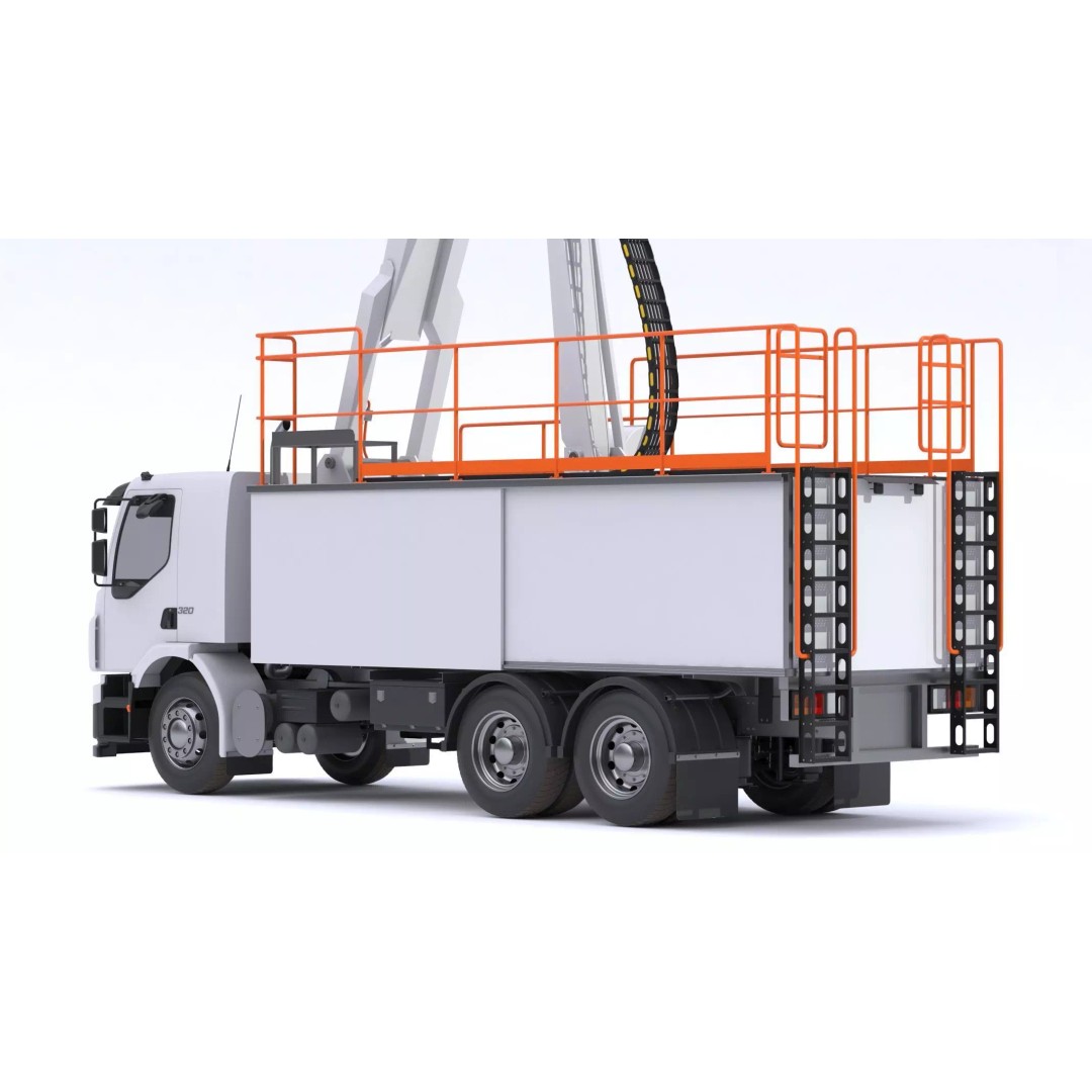 Vestergaard Elephant Beta Aircraft Deicing Vehicle 3D Model – High Poly PBR Asset, FBX & OBJ - View 5