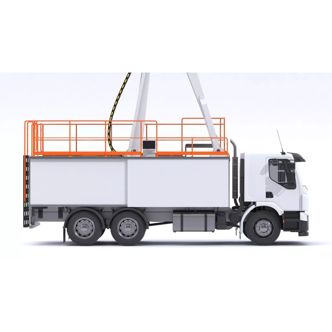 Vestergaard Elephant Beta Aircraft Deicing Vehicle 3D Model – High Poly PBR Asset, FBX & OBJ - View 6