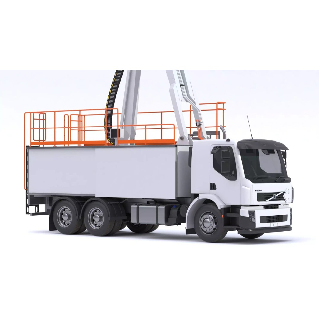 Vestergaard Elephant Beta Aircraft Deicing Vehicle 3D Model – High Poly PBR Asset, FBX & OBJ - View 8