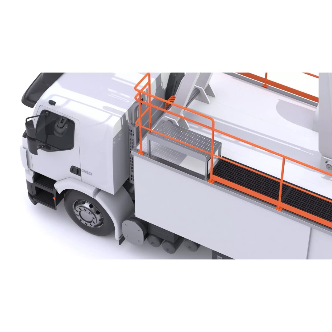 Vestergaard Elephant Beta Aircraft Deicing Vehicle 3D Model – High Poly PBR Asset, FBX & OBJ - View 9