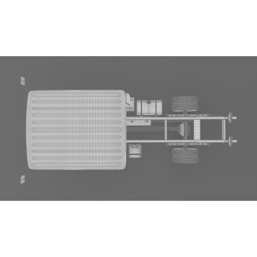 ISUZU N Series NPR 75-190 3D Model – High Detail Truck Asset, FBX, OBJ