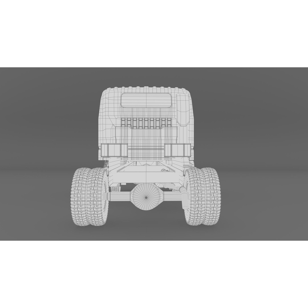 ISUZU N Series NPR 75-190 3D Model – High Detail Truck Asset, FBX, OBJ - View 21