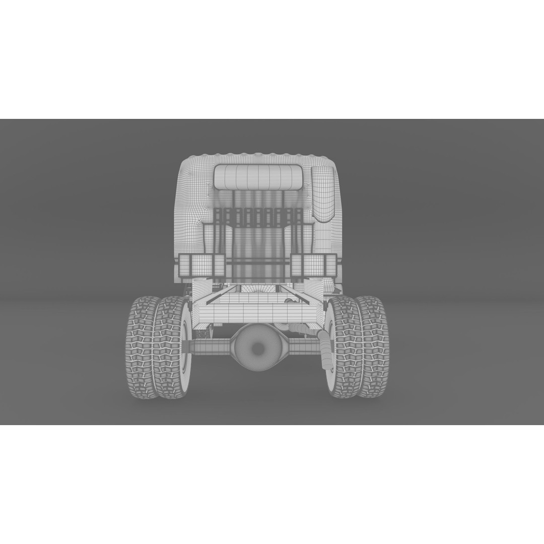 ISUZU N Series NPR 75-190 3D Model – High Detail Truck Asset, FBX, OBJ - View 22
