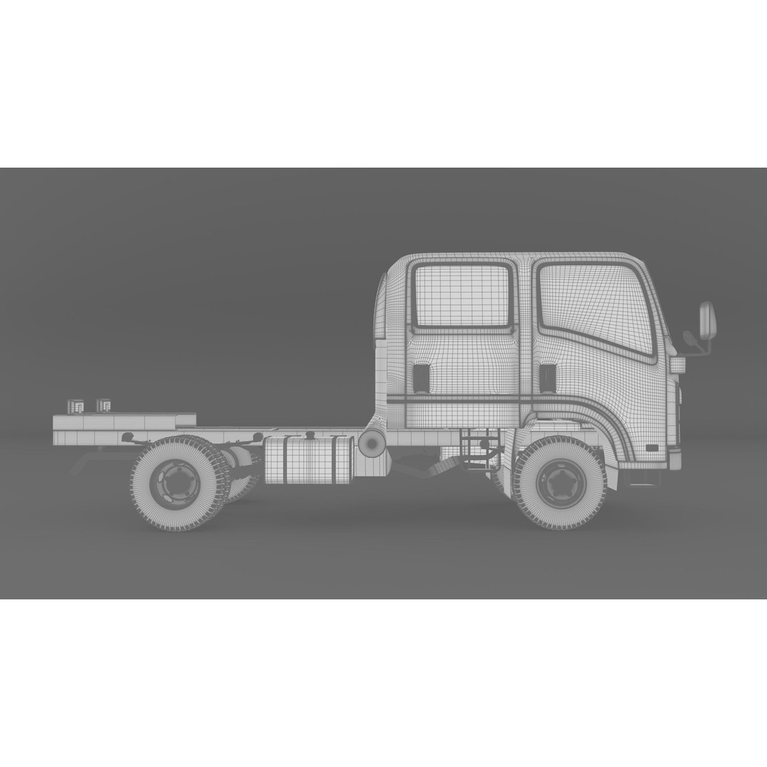 ISUZU N Series NPR 75-190 3D Model – High Detail Truck Asset, FBX, OBJ - View 26