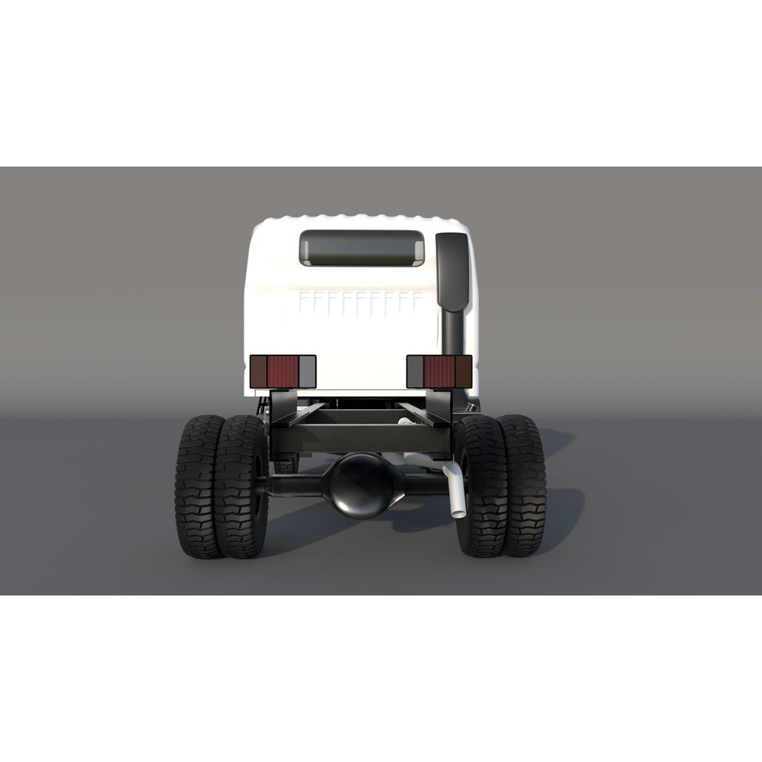 ISUZU N Series NPR 75-190 3D Model – High Detail Truck Asset, FBX, OBJ - View 5