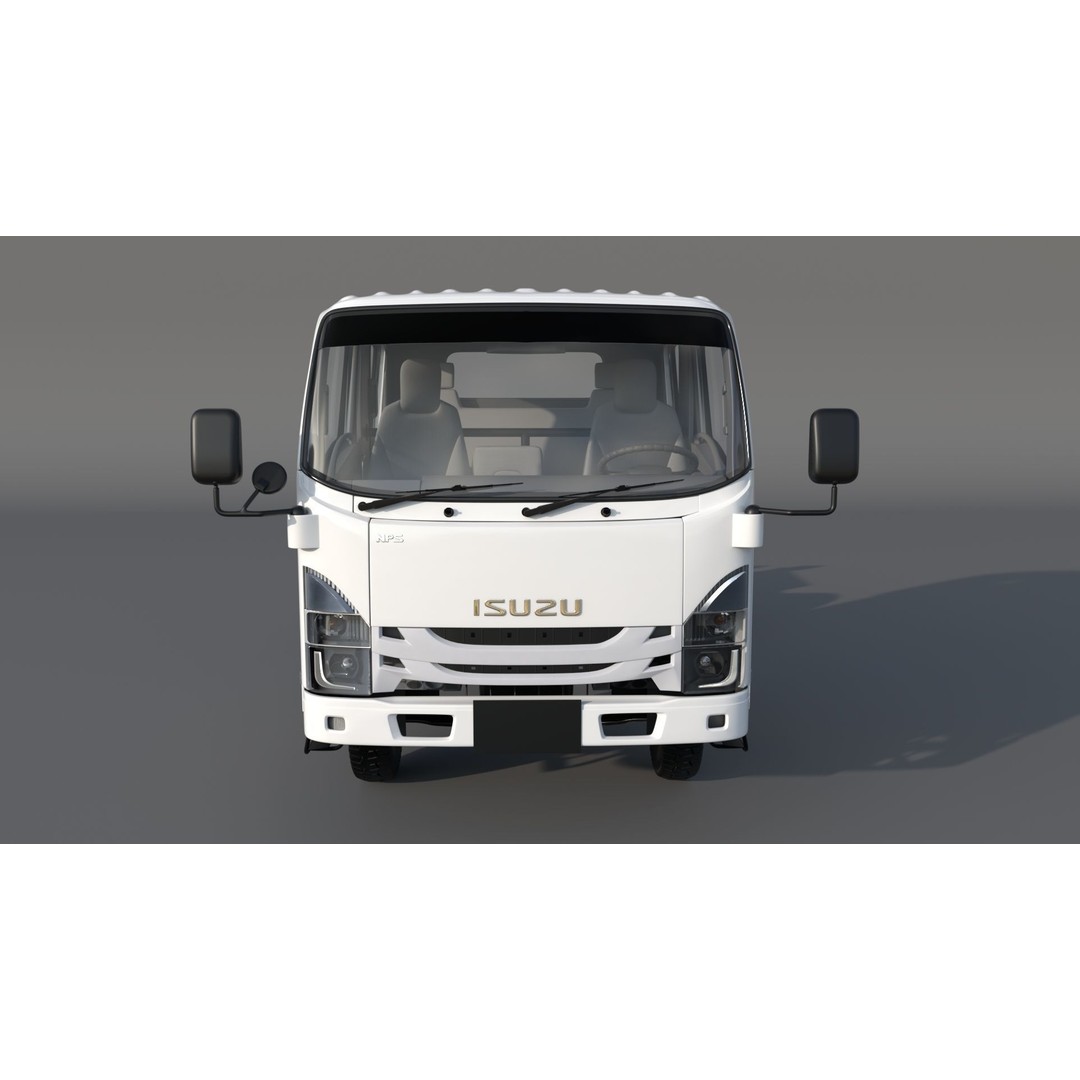 ISUZU N Series NPR 75-190 3D Model – High Detail Truck Asset, FBX, OBJ - View 9