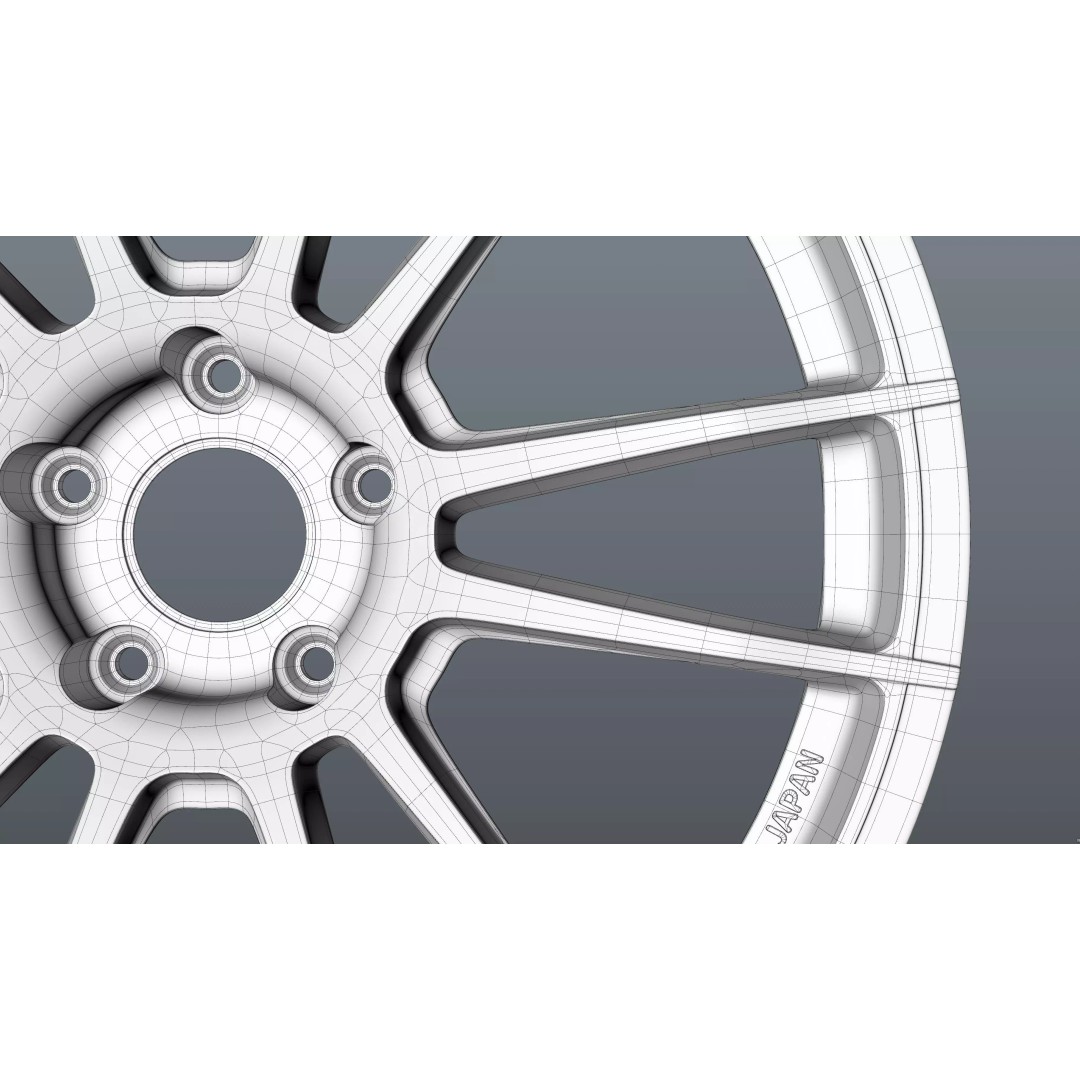 RAYS GRAM LIGHTS 57XR 3D Model – Low Poly Vehicle Part, FBX/OBJ