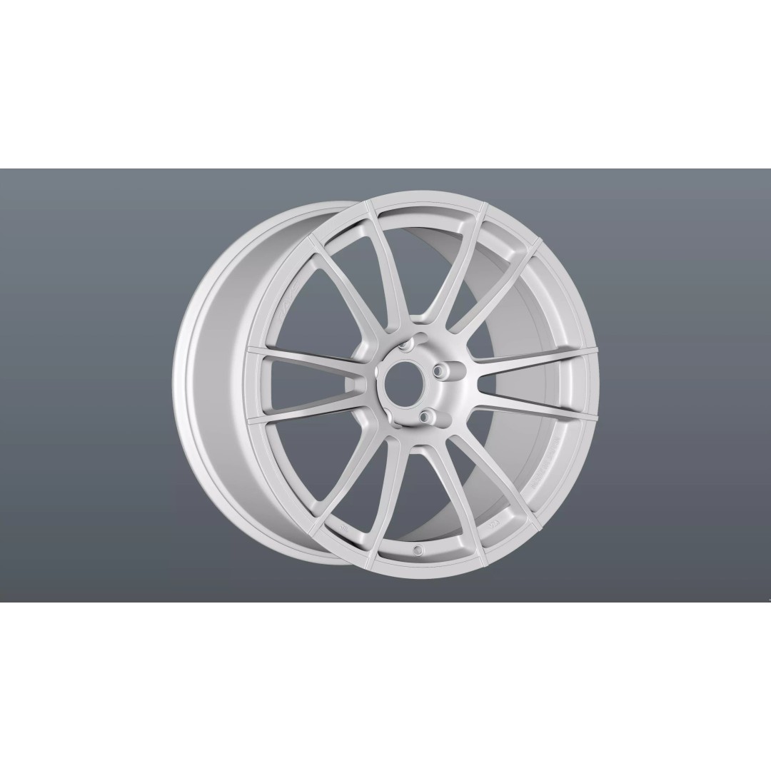 RAYS GRAM LIGHTS 57XR 3D Model – Low Poly Vehicle Part, FBX/OBJ - View 14