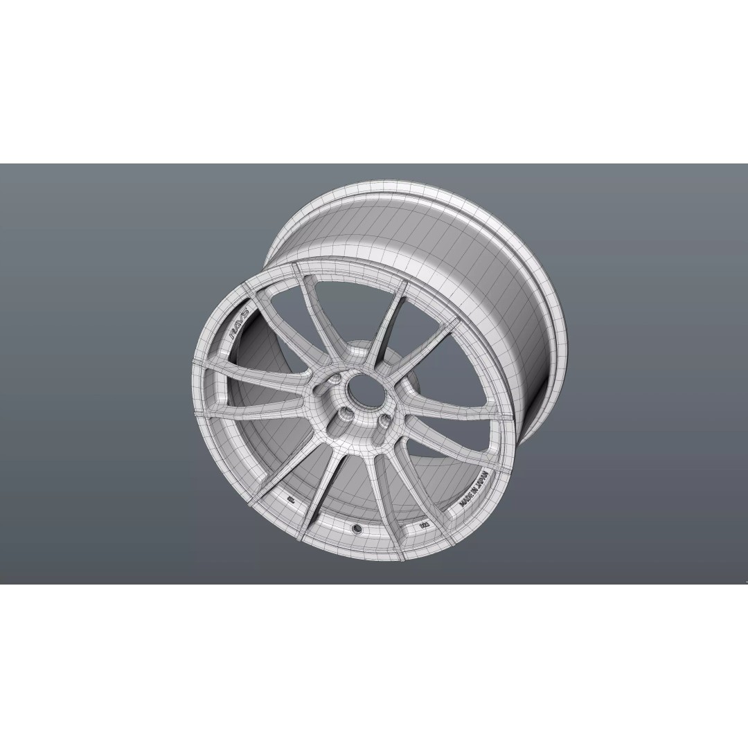 RAYS GRAM LIGHTS 57XR 3D Model – Low Poly Vehicle Part, FBX/OBJ - View 27
