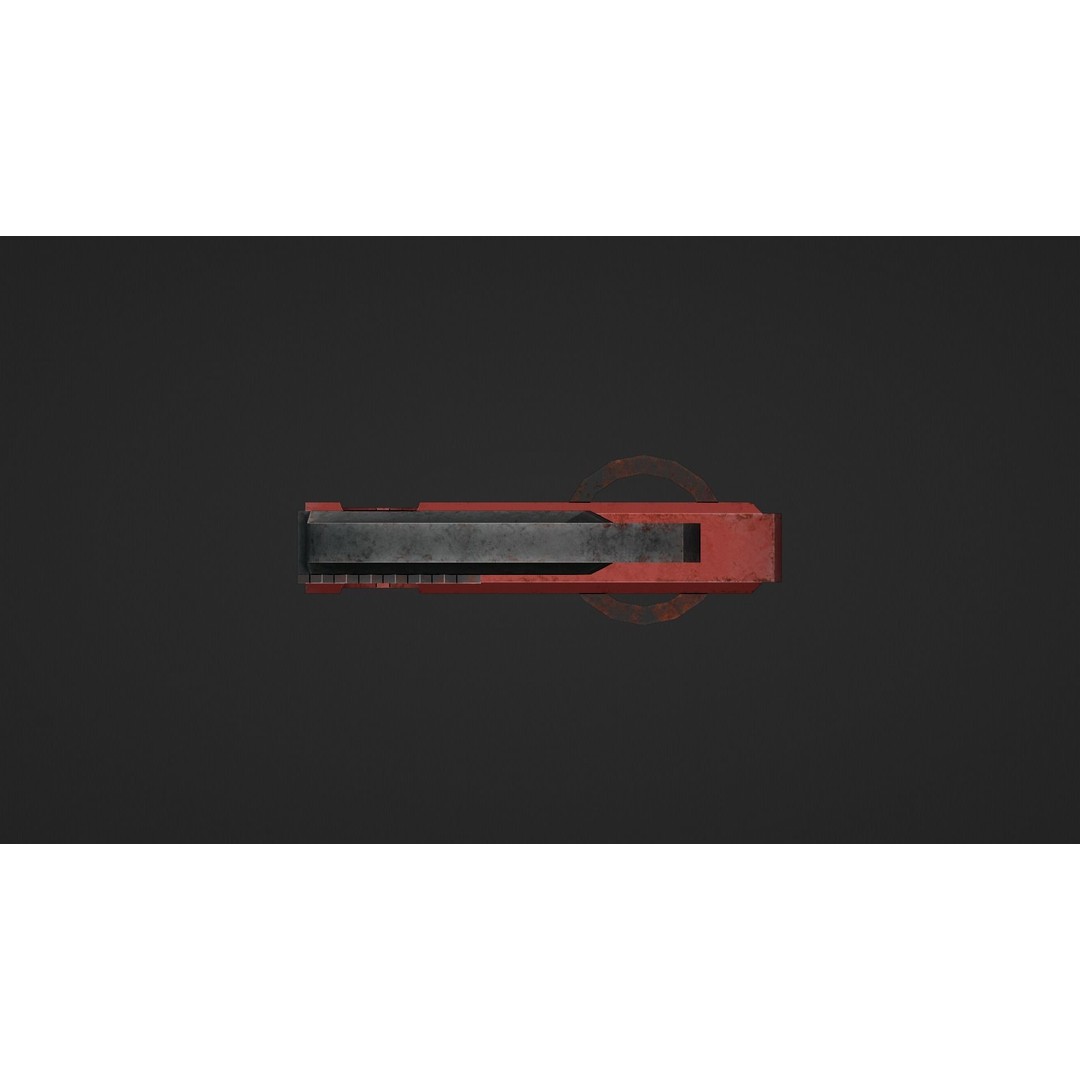 Pipe Wrench 3D Model – Low Poly Game-Ready Asset, FBX & OBJ - View 19