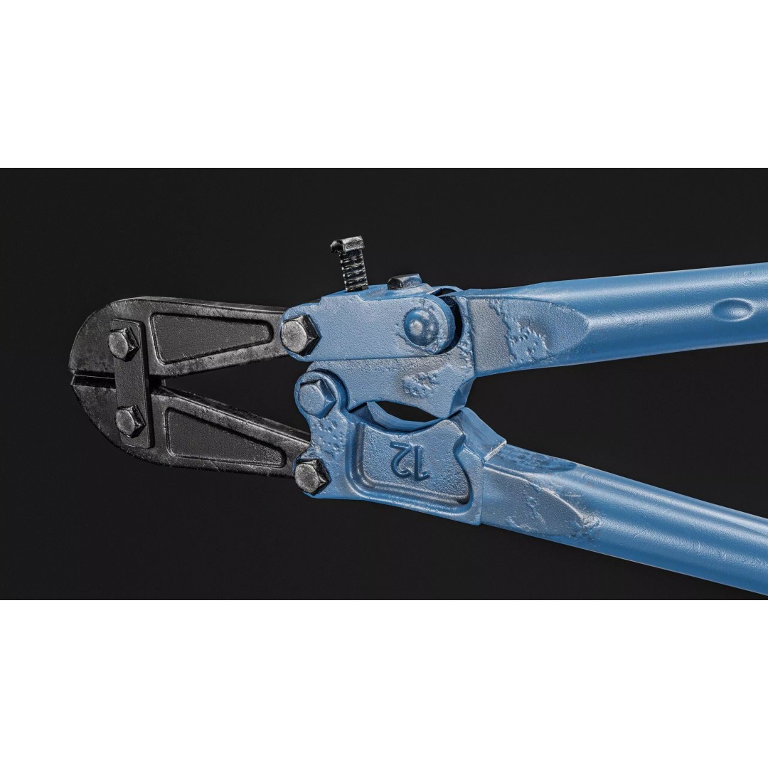 Bolt Cutter 3D Model – Low Poly Game Ready Asset, FBX & PBR Textures - View 22