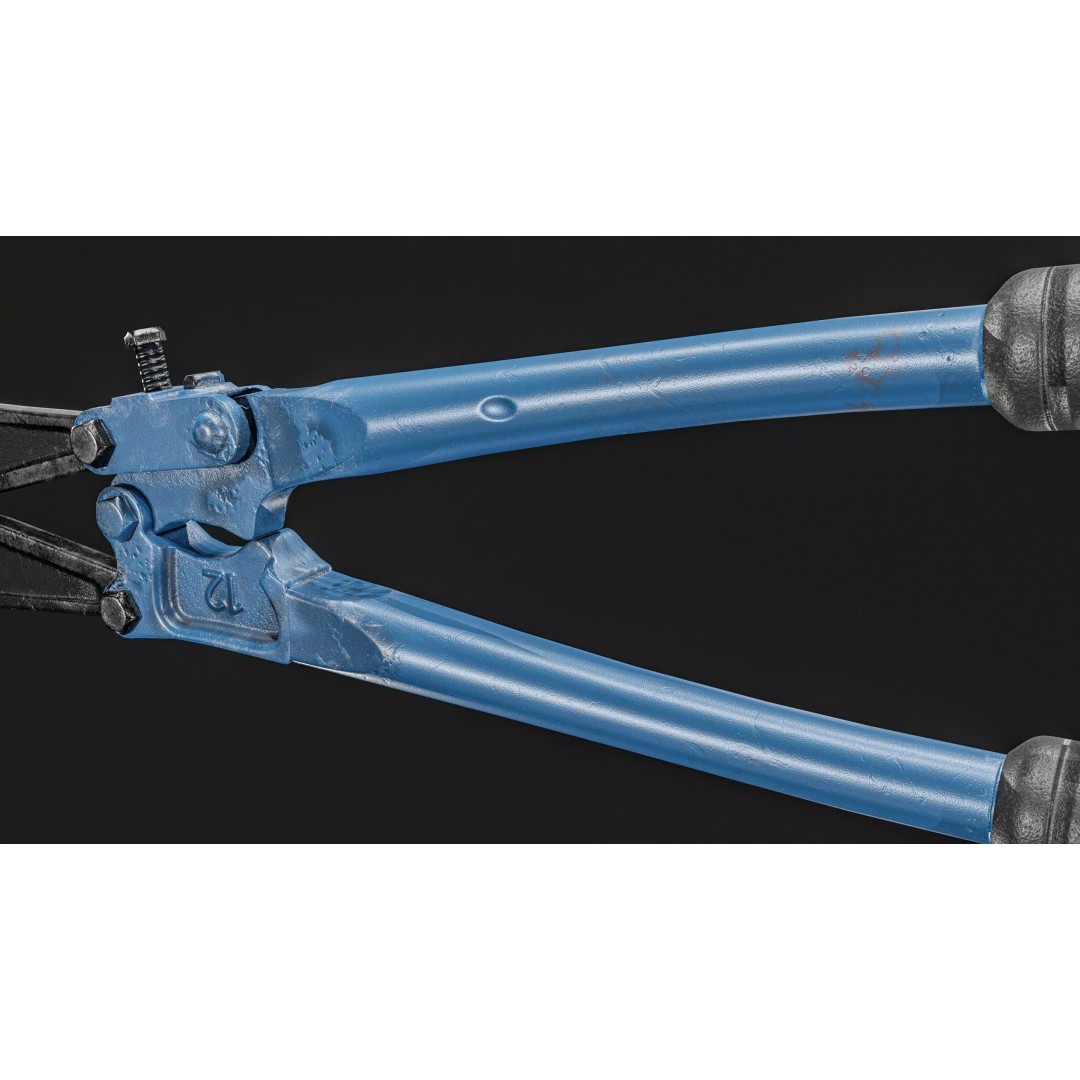 Bolt Cutter 3D Model – Low Poly Game Ready Asset, FBX & PBR Textures - View 23