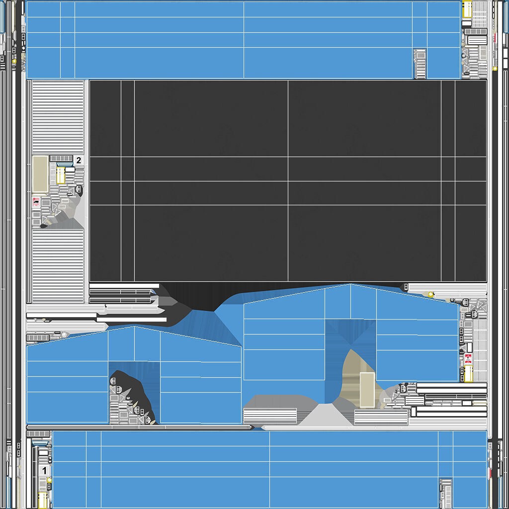 Industrial Building 3D Model – Low Poly Game Asset, FBX, OBJ - View 10