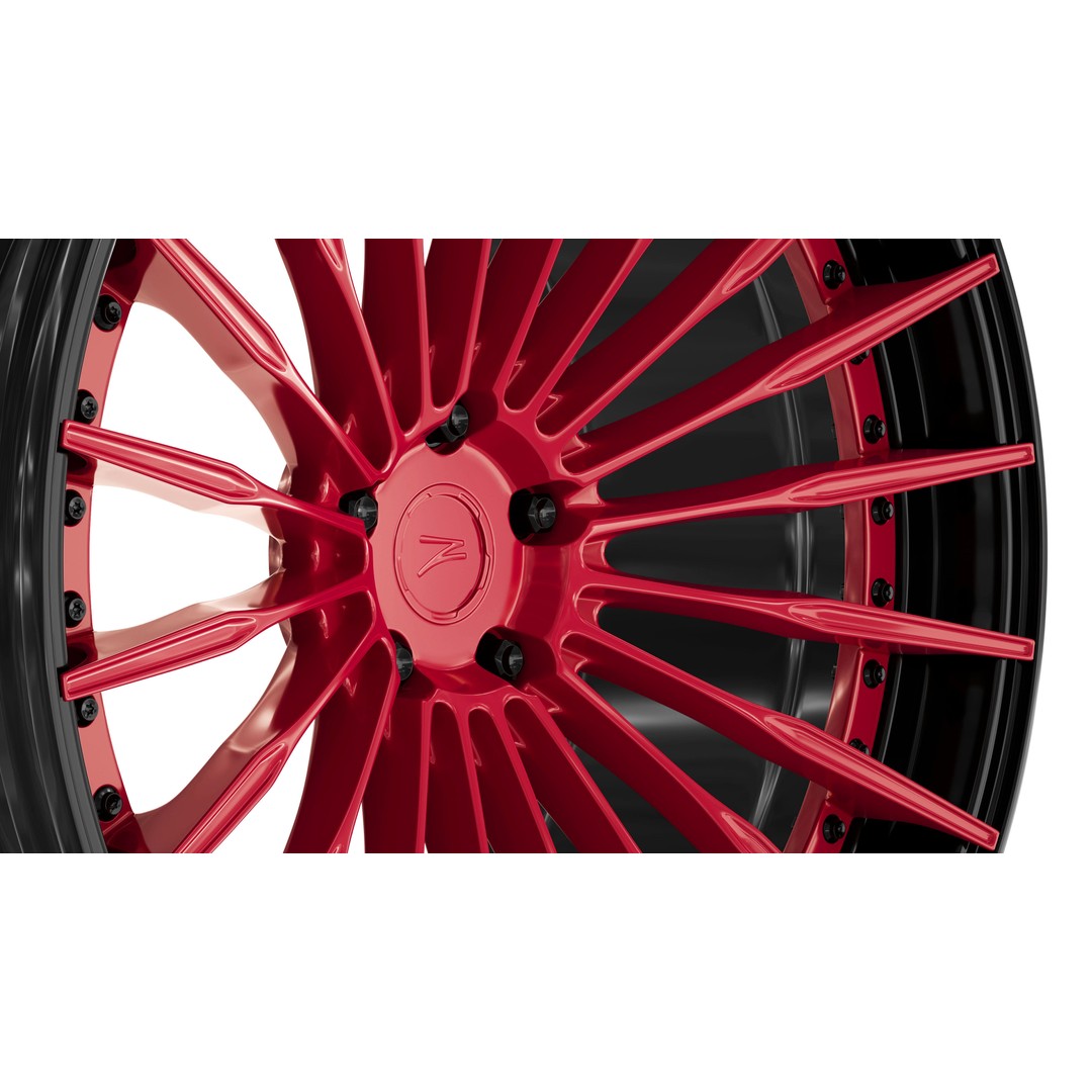 Deep Concave Car Rim 3D Model – Low Poly PBR Asset, FBX, OBJ, Blender - View 11