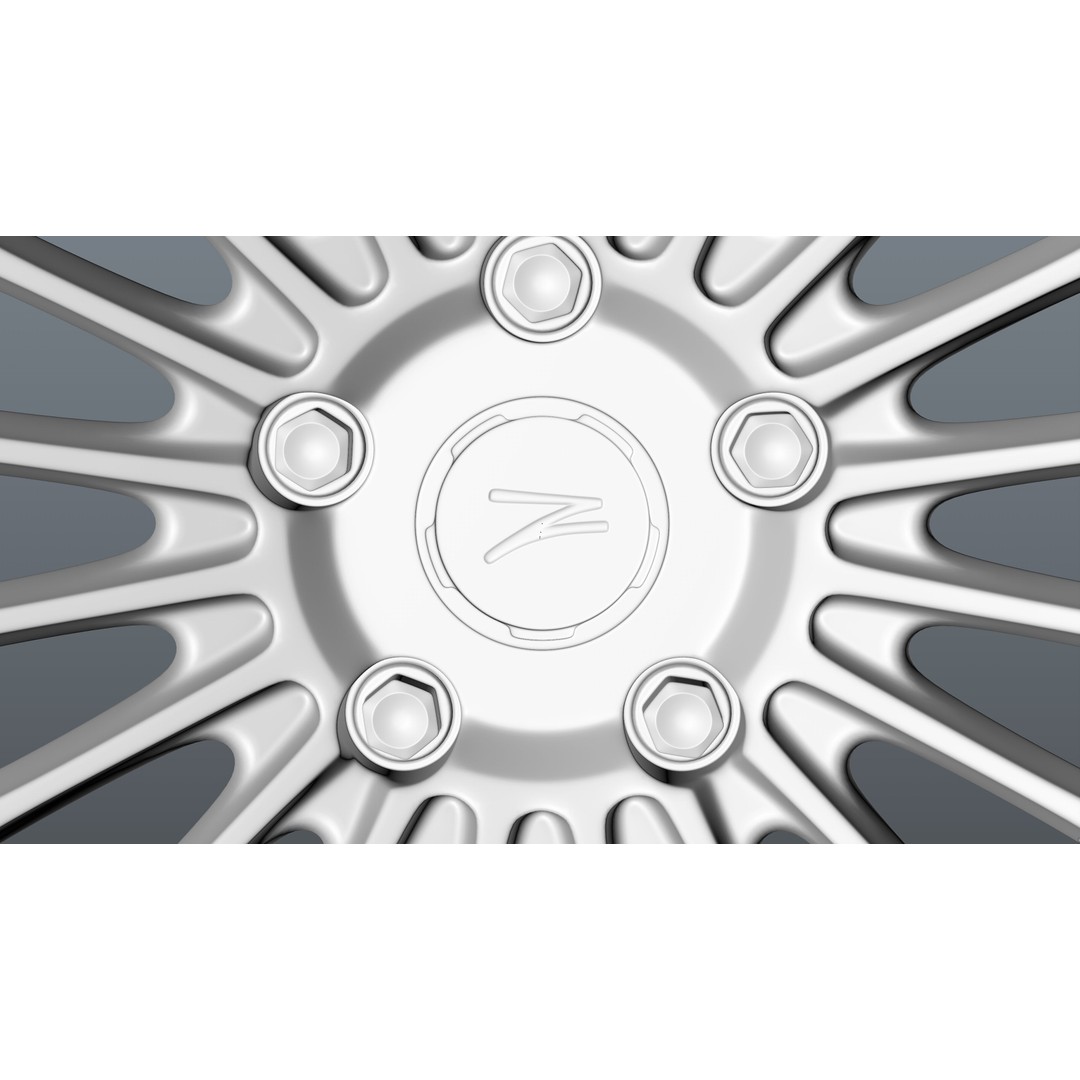 Deep Concave Car Rim 3D Model – Low Poly PBR Asset, FBX, OBJ, Blender - View 22