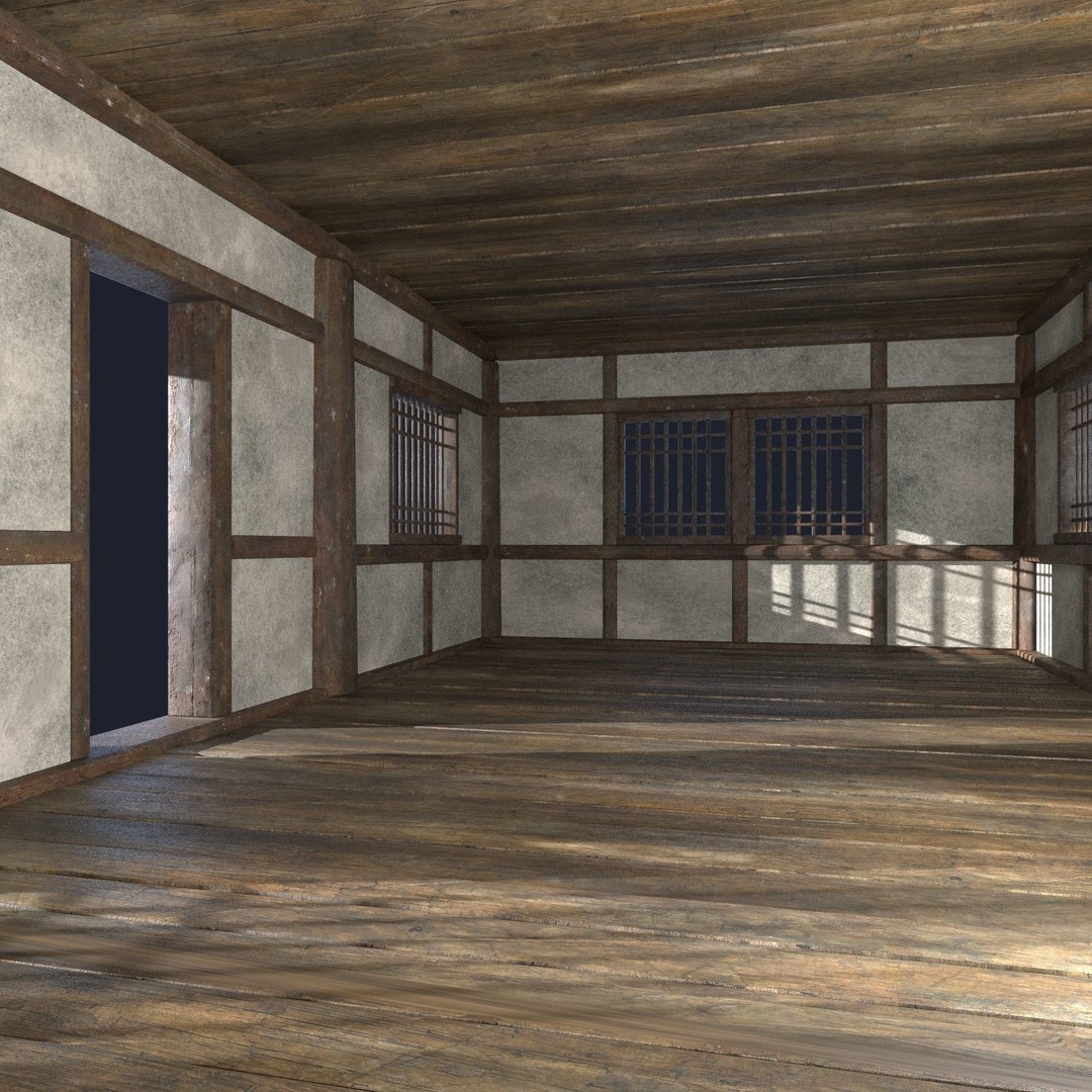 Asian House 3D Model – Low Poly Game-Ready Collection, FBX & OBJ - View 46