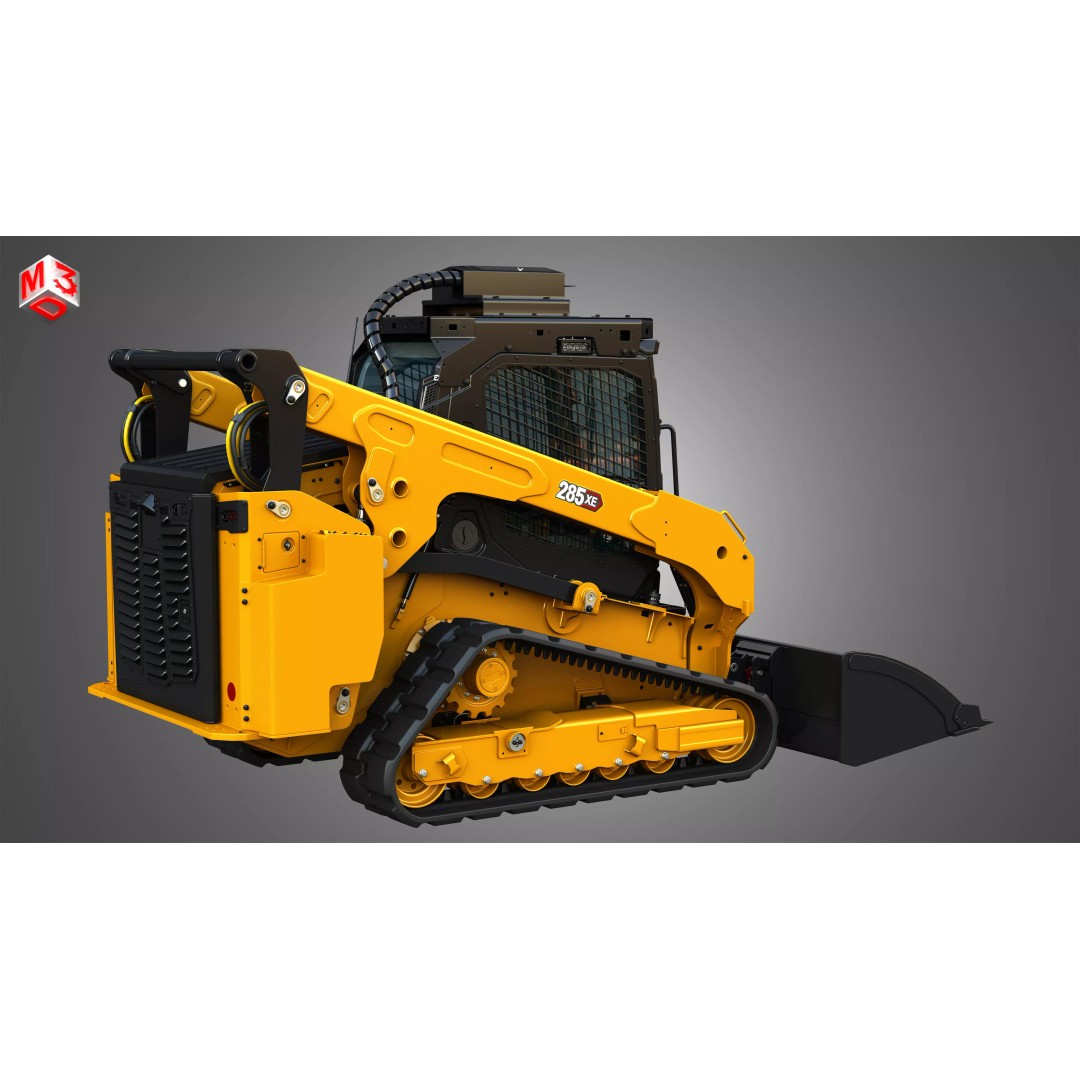 285XE Compact Track Loader 3D Model – High Poly Vehicle Asset, FBX - View 18