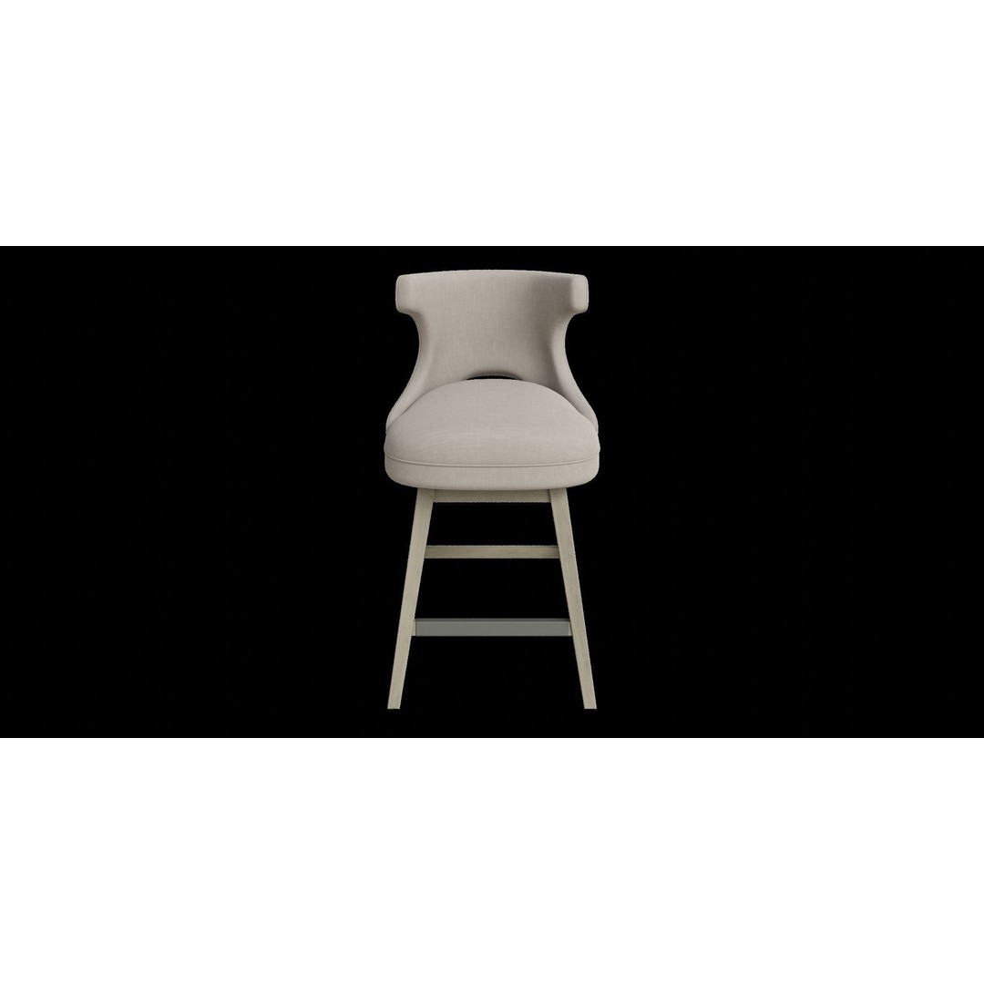 Swivel Counter Stool 3D Model – Low Poly PBR Furniture for Blender - View 10