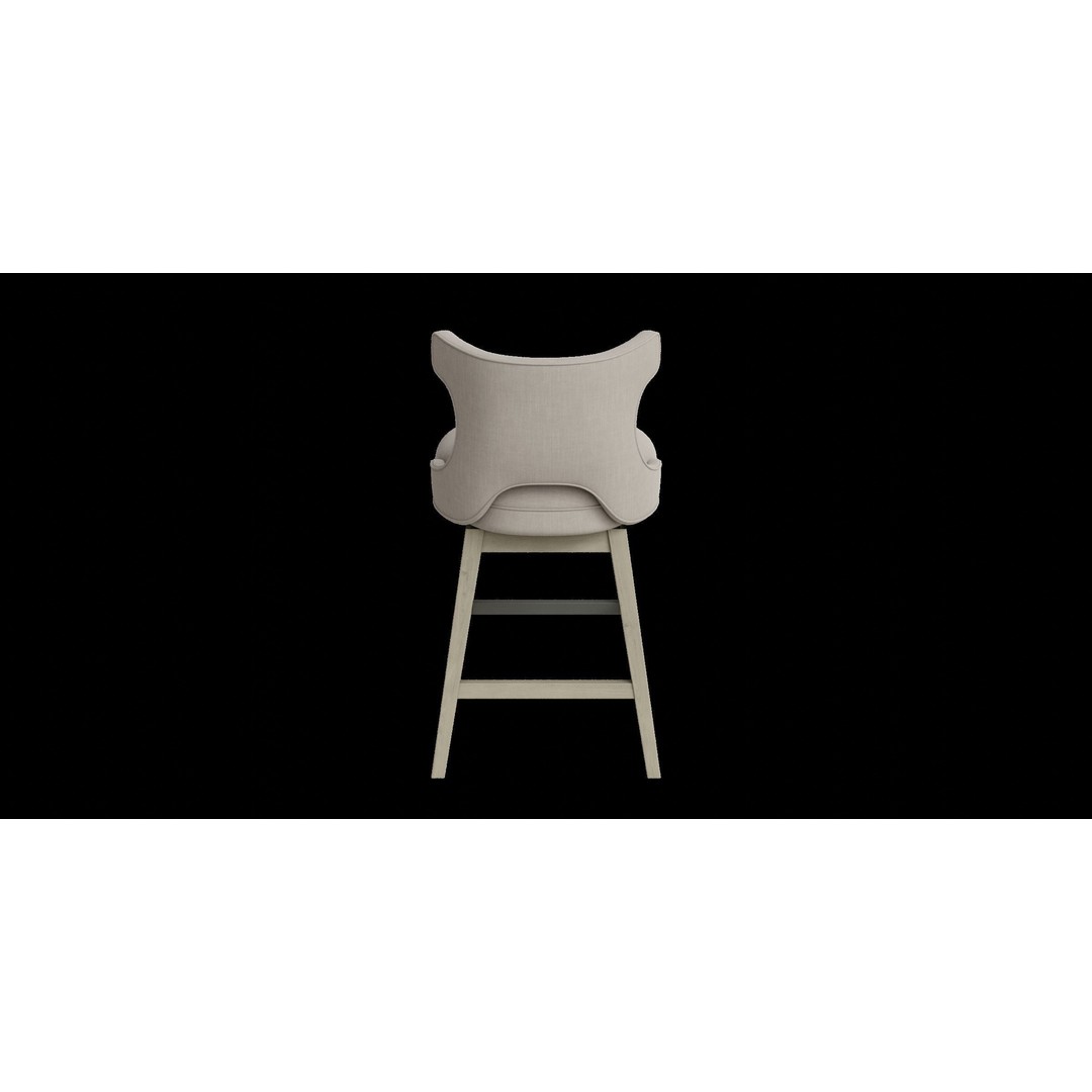 Swivel Counter Stool 3D Model – Low Poly PBR Furniture for Blender - View 12