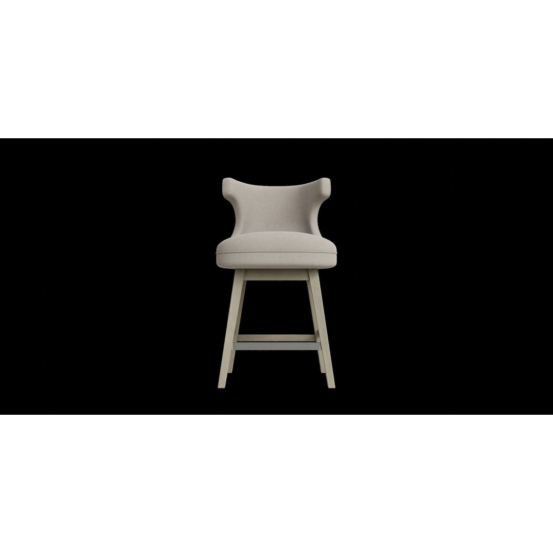 Swivel Counter Stool 3D Model – Low Poly PBR Furniture for Blender - View 6