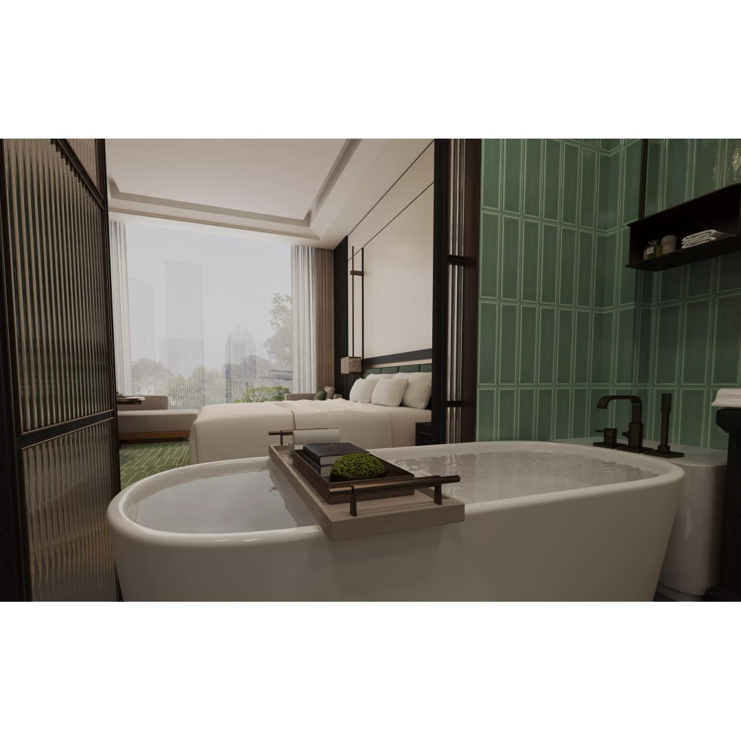 Luxury Hotel Suite 3D Model – Photorealistic Interior, V-Ray Ready - View 3