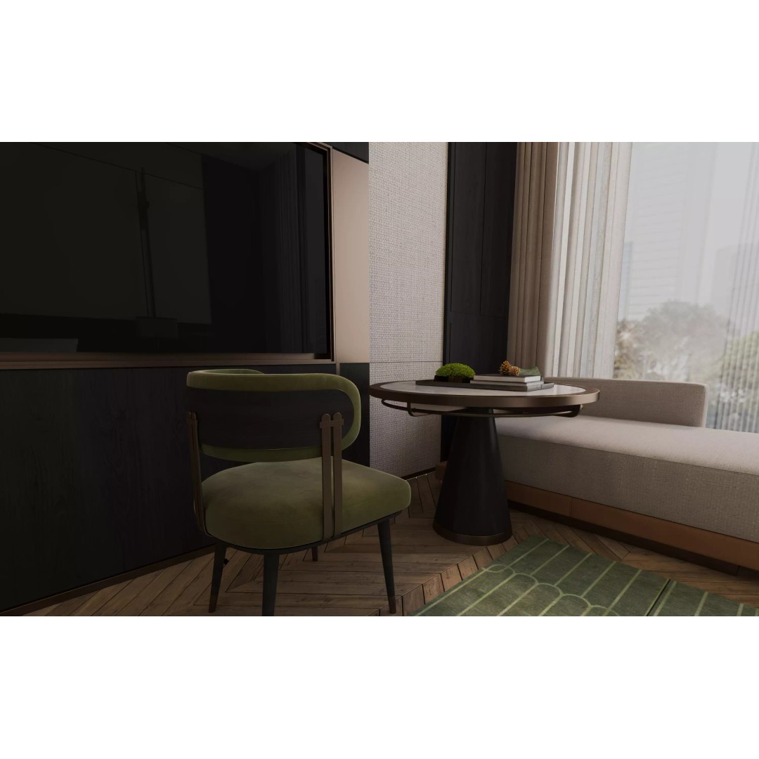 Luxury Hotel Suite 3D Model – Photorealistic Interior, V-Ray Ready - View 8