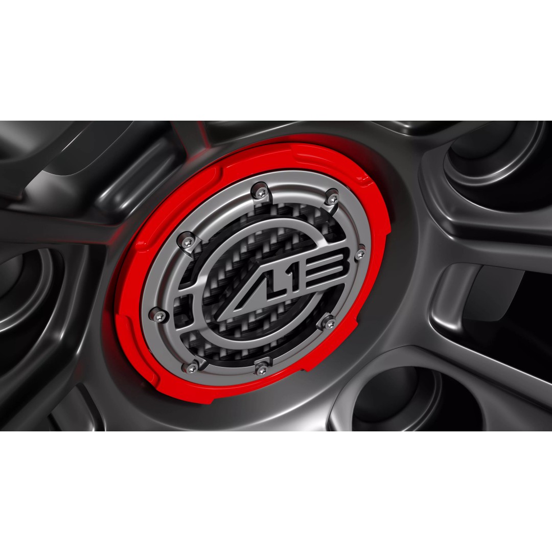 AL13 Carbon Series CF-R80 Duoblock Wheel 3D Model – Low Poly PBR Asset, FBX/OBJ - View 10