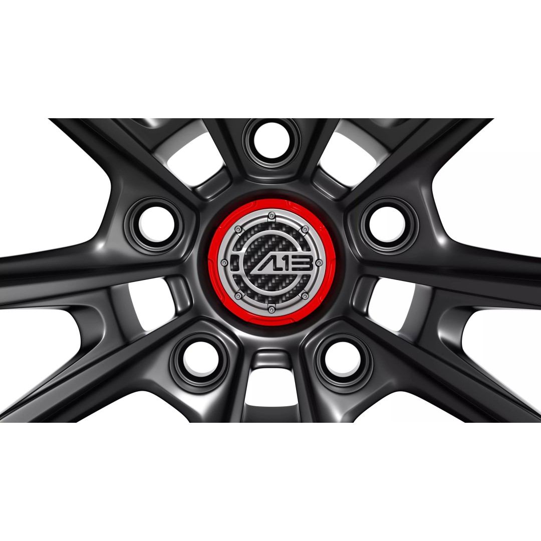AL13 Carbon Series CF-R80 Duoblock Wheel 3D Model – Low Poly PBR Asset, FBX/OBJ - View 11