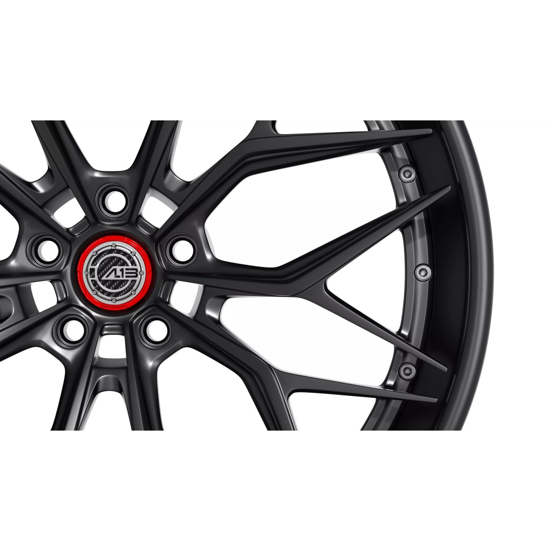 AL13 Carbon Series CF-R80 Duoblock Wheel 3D Model – Low Poly PBR Asset, FBX/OBJ - View 14