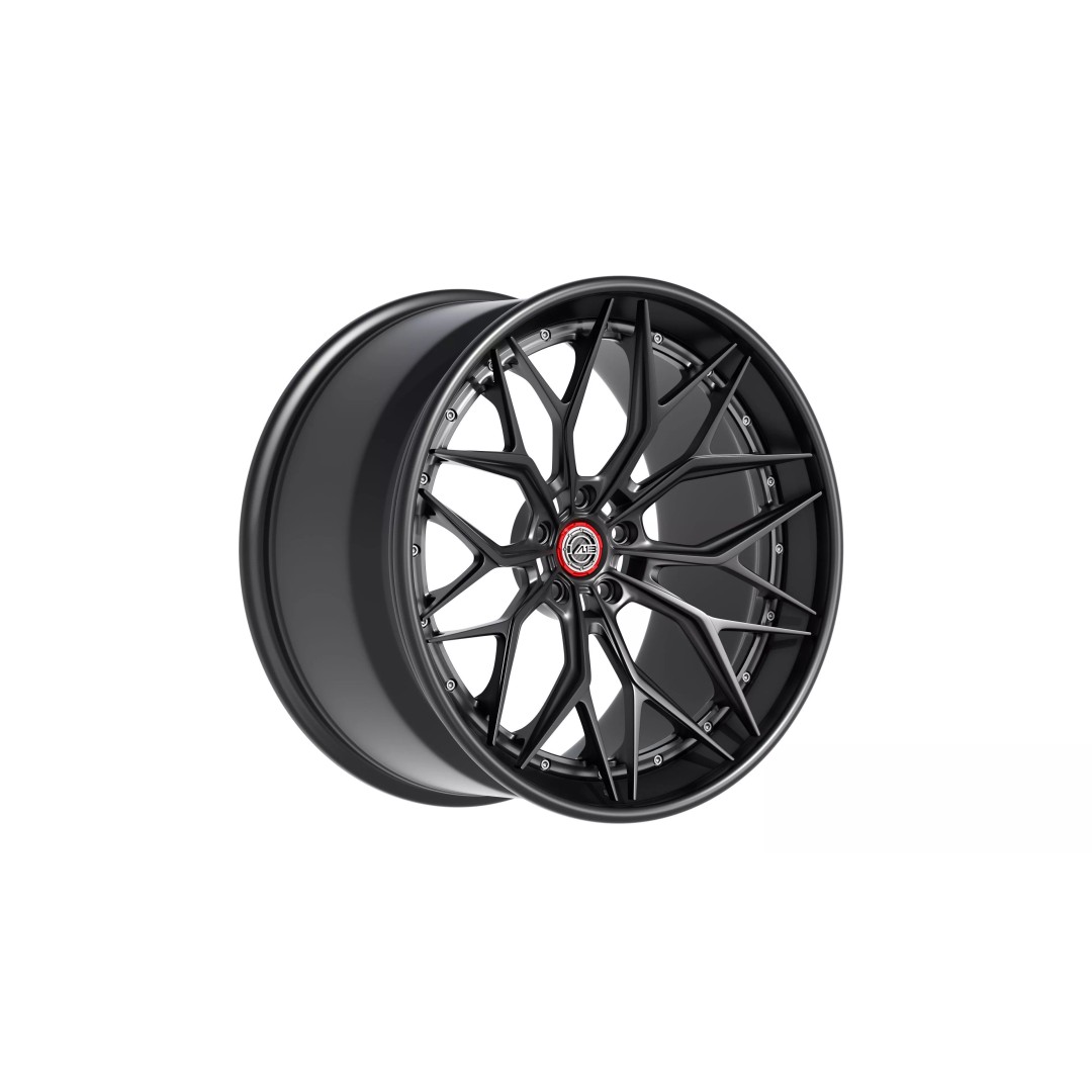 AL13 Carbon Series CF-R80 Duoblock Wheel 3D Model – Low Poly PBR Asset, FBX/OBJ - View 3