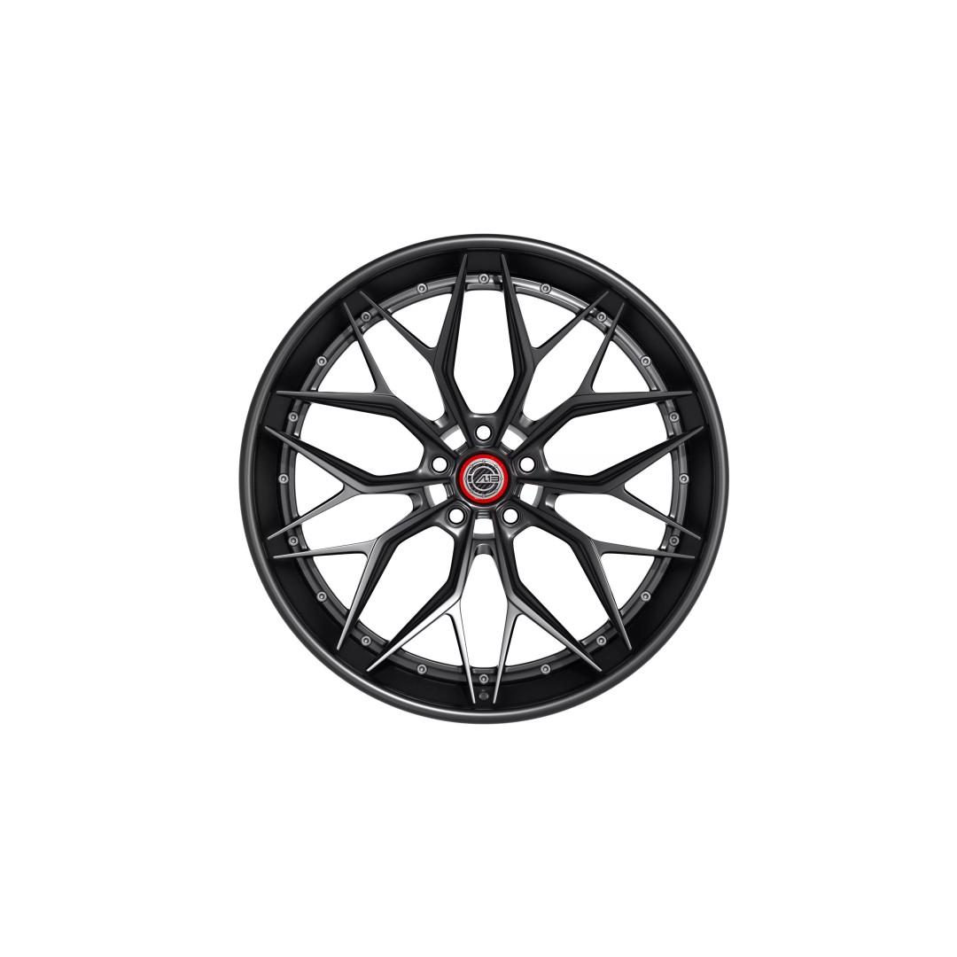 AL13 Carbon Series CF-R80 Duoblock Wheel 3D Model – Low Poly PBR Asset, FBX/OBJ - View 4