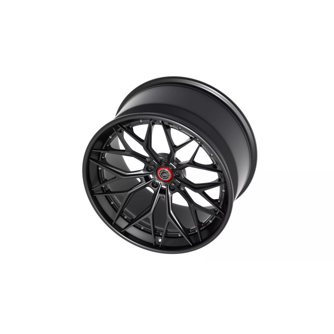 AL13 Carbon Series CF-R80 Duoblock Wheel 3D Model – Low Poly PBR Asset, FBX/OBJ - View 5