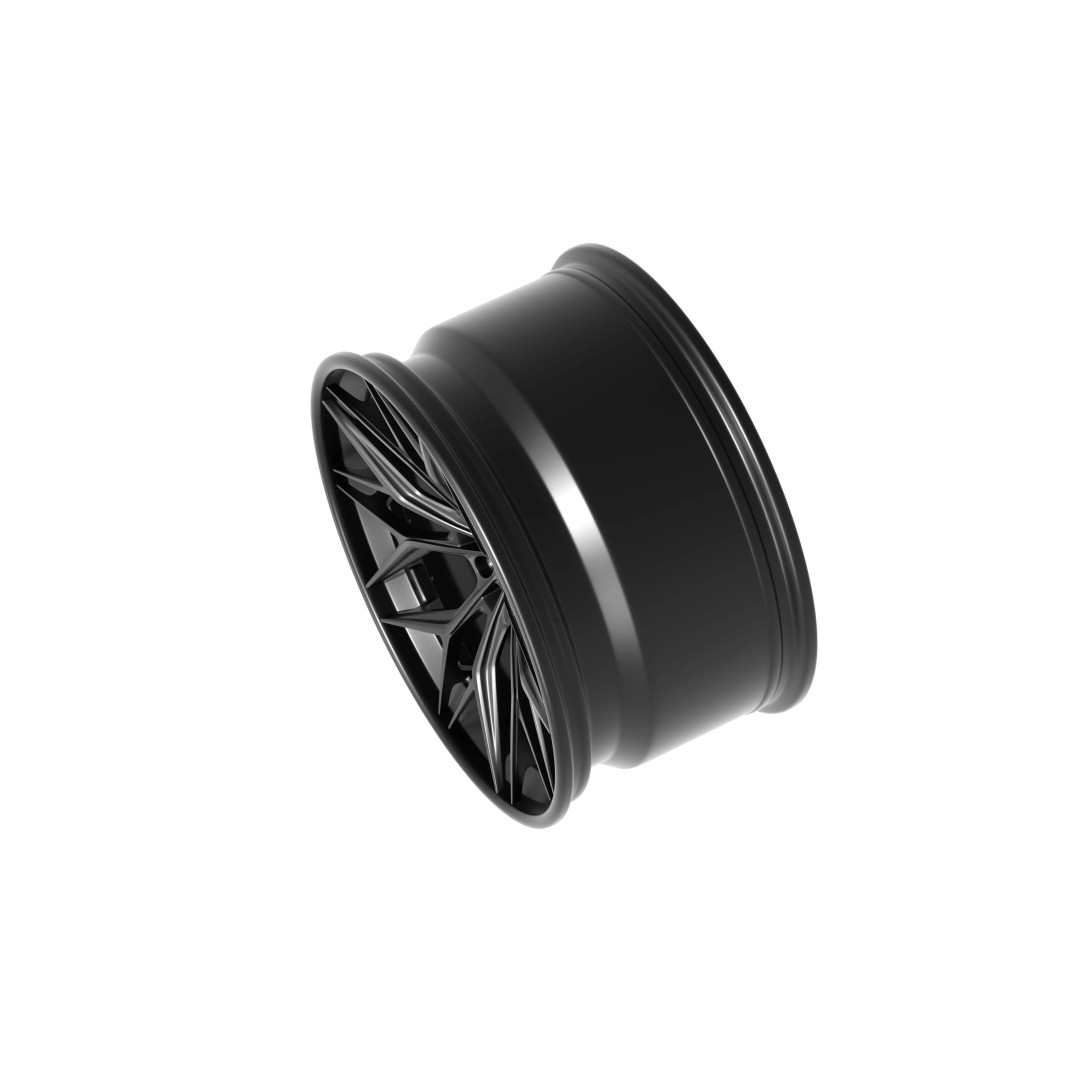 AL13 Carbon Series CF-R80 Duoblock Wheel 3D Model – Low Poly PBR Asset, FBX/OBJ - View 8