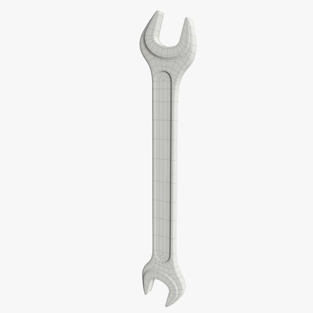 Wrench 3D Model – High Poly PBR Tool for Visual Production - View 10
