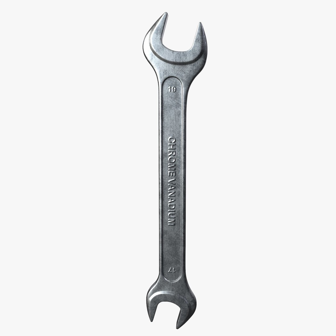 Wrench 3D Model – High Poly PBR Tool for Visual Production - View 4