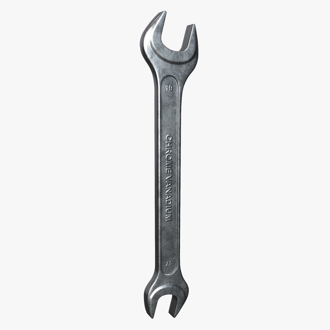 Wrench 3D Model – High Poly PBR Tool for Visual Production - View 5
