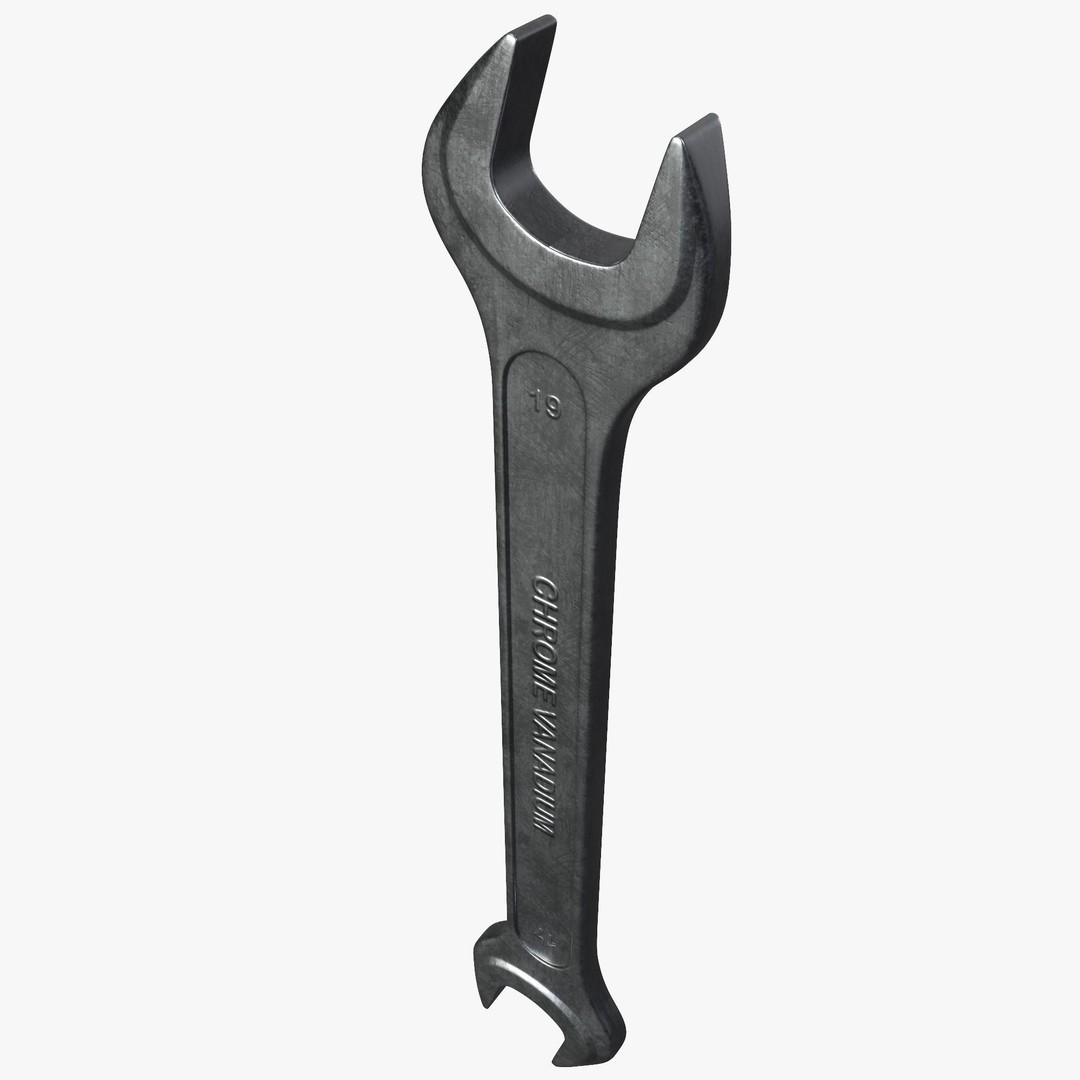 Wrench 3D Model – High Poly PBR Tool for Visual Production - View 6