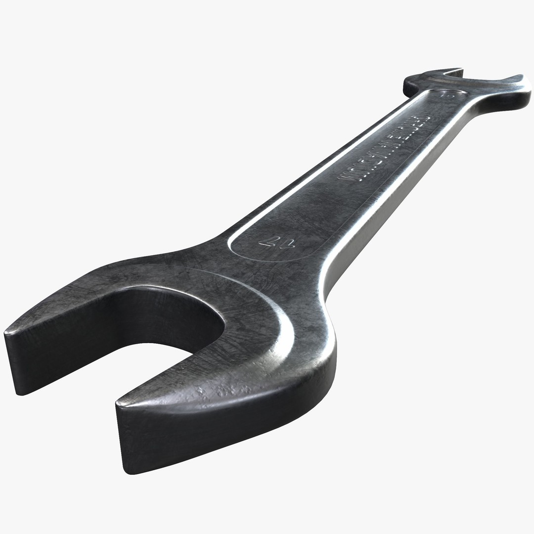 Wrench 3D Model – High Poly PBR Tool for Visual Production - View 7