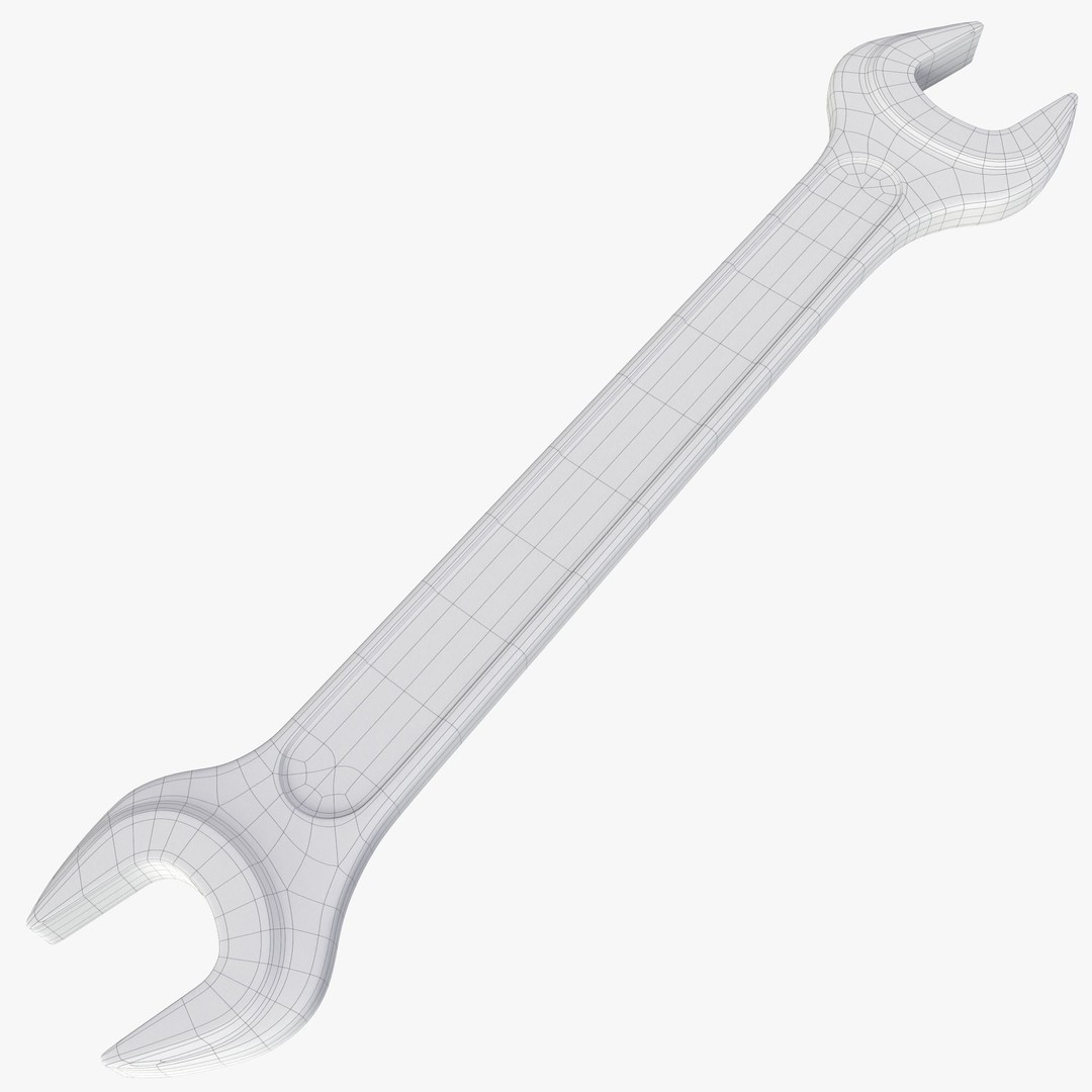 Wrench 3D Model – High Poly PBR Tool for Visual Production - View 9